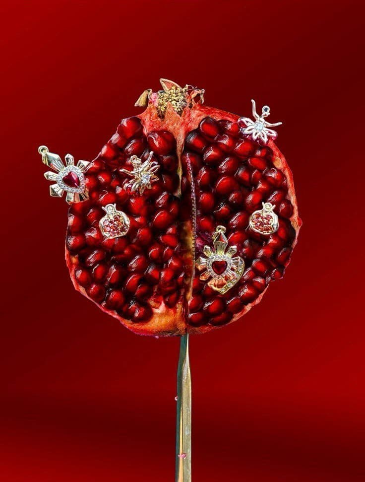 Charm bar with many charms